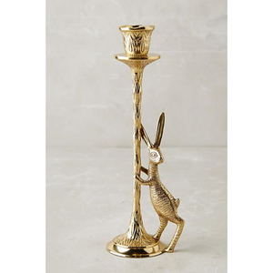 Soporte de vela de Metal de latón de la mejor calidad Nuevo último diseñador Portavelas de Reno dorado Soporte de vela para accesorios de iluminación - Product Image 3