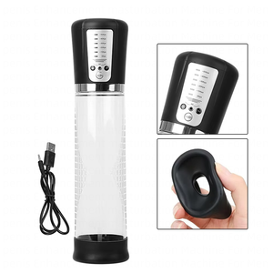 Hot Verkoop Usb Oplaadbare Elektrische Mannelijke Enhancement Geautomatiseerde Luchtvacuümpomp Grootte Toename <span class=keywords><strong>Sex</strong></span> Groothandel Grote Hoeveelheden - Product Image 1