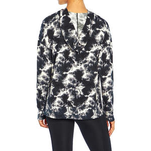 Sweats à capuche de haute qualité pour femmes mode cravate teinture impression sweat à capuche pour femmes avec poche décontracté entraînement sweats à capuche pull - Product Image 2