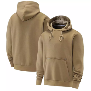 Top Tendance Haute Qualité 460gsm Brodé Logo Personnalisé Pull Hoodies Chaud 100% Coton Blanc Pull - Product Image 1