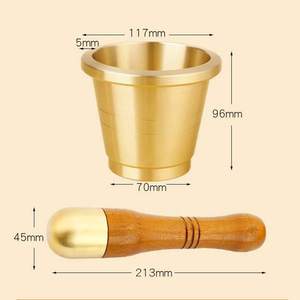 Mortero y Maja de latón, pieza de la mejor calidad hecha a mano, pulido brillante para herramientas y utensilios de cocina a la venta - Product Image 2