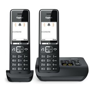 Teléfono Inalámbrico Gigaset Duo con Batería Recargable, Altavoz y Función de Secretaria, Color Negro - Product Image 3