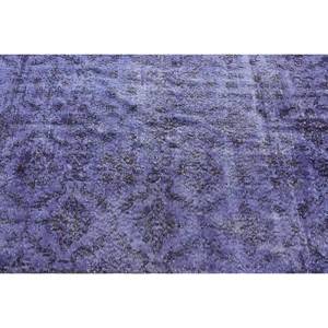 Alfombra de lana morada Vintage de 6x7 pies, área grande clásica, retazos rectangulares turcos con respaldo de látex para pasillo o habitación - Product Image 5