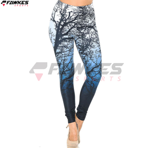 Wholesale Customized <b>leggings</b> for Women's Sublimation Print High Quality Waist Fitness Wear Tights <b>Leggings</b> - Product Image 4