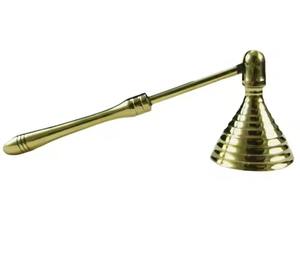 Éteignoir à bougies en métal doré à long manche pour éteindre les bougies en toute sécurité Accessoires de parfum - Product Image 2