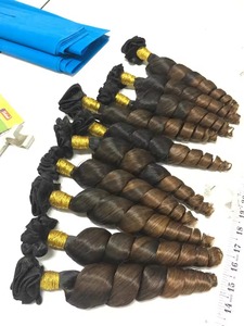 Paquetes de extensiones de cabello indio virgen rizado crudo más vendidos disponibles a un precio asequible de India - Product Image 4