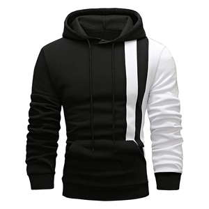 Vente en gros de sweats à capuche d'hiver en molleton vierge surdimensionné, logo personnalisé unisexe pour hommes - Product Image 1