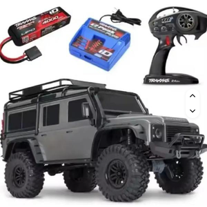 Traxxas TRX-4 Land Rover Defender RC 4x4 de Alta Calidad, Listo para Enviar (RTR) con Combo de Batería LiPo 3S - Product Image 1