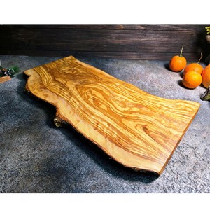 Bol décoratif rond moderne et écologique en écorce de bois, effet bois de manguier, contact alimentaire sûr, taille personnalisable, fabriqué en Inde - Product Image 1