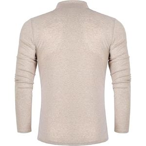 Pull à col rond ras du cou et à manches longues respirant personnalisé pour hommes Vente en gros Pull en polyester - Product Image 2