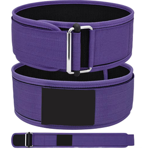 Cinturón de Levantamiento de Pesas de Nailon Personalizado para Hombre y Mujer – Cinturón de Soporte Ajustable con Autobloqueo para Crossfit, Sentadillas y Levantamiento de Pesas - Product Image 4