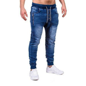 Latest Design Customized Logo High Quality New Arrival OEM ODM Denim Material Men Denim <b>Pant</b> Color - Product Image 5