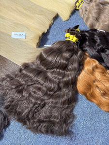 Extensions de cheveux humains vierges vietnamiens de qualité supérieure, bruns naturels, lisses, super double trame, en gros - Product Image 5