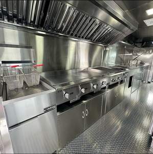 Camion de restauration rapide mobile commercial avec service café et crème glacée, structure en acier inoxydable, alimentation intégrée, garantie de 2 ans - Product Image 6