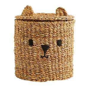 Panier de jacinthe d'eau en gros fait à la main léger panier décoratif écologique durable pour pique-nique et cuisine - Product Image 1