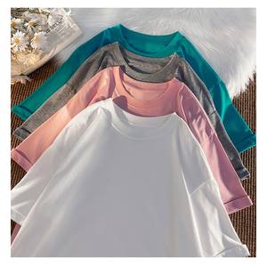 Tamaños de EE. UU. 100% de alta calidad 240 algodón GSM personalizado Casual cuello redondo Jersey de gran tamaño ropa de impresión camiseta para hombres - Product Image 4