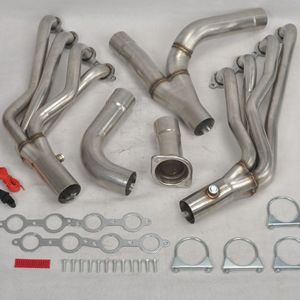 Collecteur d'échappement pour 1999-2006 Chevy GMC GMT800 Silverado Avalanche Sierra Suburban 1500 Kit de tuyau d'échappement en Y Us Stock - Product Image 1