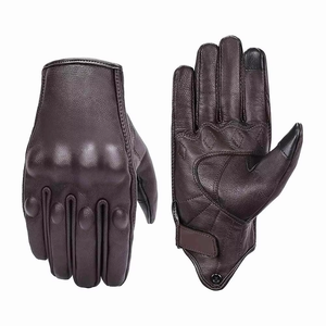 Meilleurs gants de moto tout-terrain en cuir entièrement personnalisés pour hommes, pour la course, le sport, coupe-vent, arrivée 2026 - Product Image 1