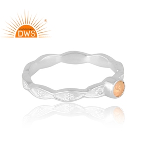 Última Venta de anillo de piedras preciosas de ópalo etíope Natural de plata esterlina joyería personalizada para mujeres regalo para ella - Product Image 4