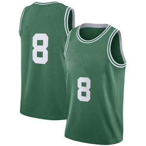 Maillot de basket-ball réversible personnalisé en polyester pour homme - Séchage rapide et respirant pour l'été - Product Image 4