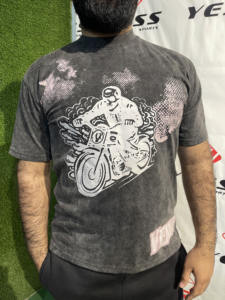 T-shirts oversize pour hommes de haute qualité en gros, T-shirt en coton biologique, T-shirt en coton pour hommes, T-shirt uni pour hommes, T-shirt délavé à l'acide - Product Image 1