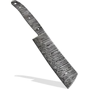 Couteau de chef multifonctionnel JEXMOO en acier Damas fait main avec lame vierge et motif torsadé, cadeau de cuisine parfait - Product Image 1