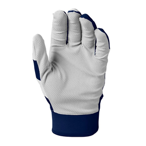 White Microfiber Batting <b>Glove</b> Right Hand Breathable <b>Knit</b> Fabric Pull On Closure Unisex Adult Training Use - Product Image 5