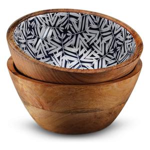 Home Hotel Restaurant Dinner Table Centerpieces Decorative Fruit <b>Bowl</b> Custom Finishing Large Size <b>Mango</b> <b>Wooden</b> Deep <b>Bowl</b> - Product Image 5