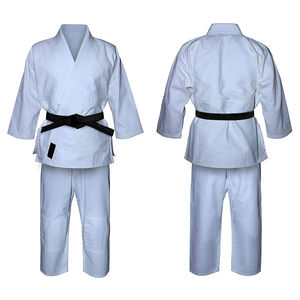 Uniforme Profesional de Karate, Gi Blanco Elástico, 100% Algodón, Ligero, Duradero, Unisex, Traje de Artes Marciales - Product Image 4