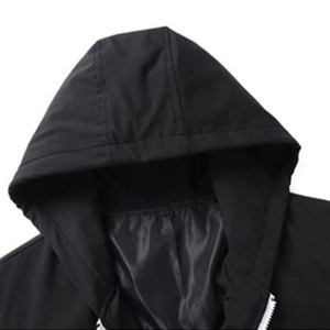 Ensemble de survêtement coupe-vent 2 pièces pour homme en polyester 100 % – Vêtement de sport d'extérieur confortable – Fournisseur en gros - Product Image 4