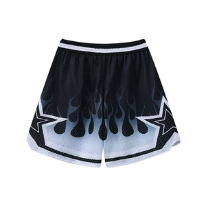 Pantalones Cortos de Baloncesto para Hombre, Logotipo Personalizado Bordado, Malla de Secado Rápido con Bolsillos, Nombre del Equipo Personalizado, Cierre con Cordón - Product Image 2