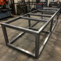 Fabrication sur mesure de bases de machines à souder en acier Q235, robustes, OEM