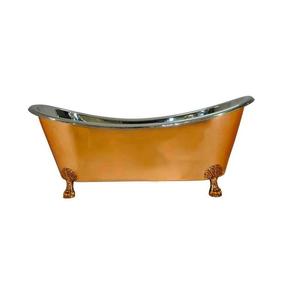 Nueva llegada que busca lugares de lujo Acabado chapado antiguo Bañera para baño Muebles de hotel Uso Bañeras de metal - Product Image 3