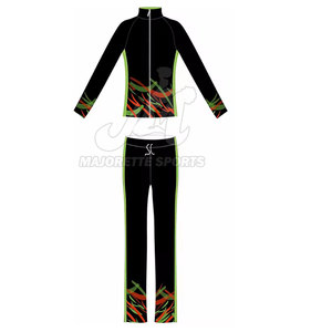 Traje de calentamiento para animadoras al por mayor, diseño cómodo y elástico, ideal para entrenamiento y actividades previas a eventos. - Product Image 5
