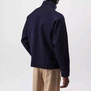 Custom OEM High Quality Winter Zip Custom Logo Oversized <b>Men</b> Soft <b>Fleece</b> Jacket <b>Sherpa</b> Jacket New Design 2025 - Product Image 4