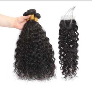 Donante individual más demandado Cutículas completas Sin procesar Onda suelta Peruano Durable Mano atada Paquetes de cabello de peso ligero - Product Image 6