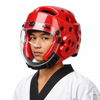 Casque de protection de tête de Taekwondo de qualité supérieure avec visière transparente, entraînement professionnel, protection de compétition, nouveauté 2026