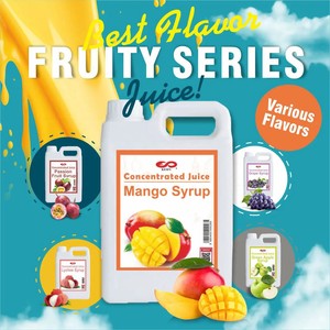 Jarabe de fruta de Venta caliente en líquido para ingredientes de té de burbujas Embalaje de botella de helado - Product Image 2