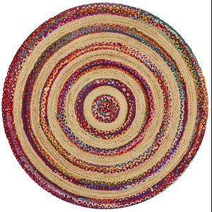 Meilleure vente tapis Marden tapis de jute naturel rond taille personnalisée tapis rond de jute tressé à la main jute naturel tressé à la main - Product Image 3