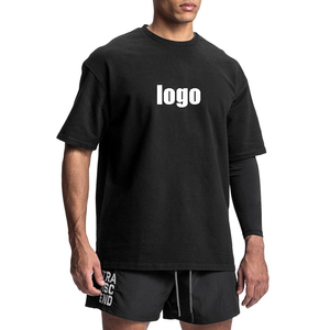 เสื้อยืดผ้าฝ้ายถัก100% หนักสำหรับผู้ชายเสื้อยืดฮิปฮอปพิมพ์ลายดิจิตอลกราฟิกพอดีปกติระบายอากาศได้ดีเป็นมิตรกับสิ่งแวดล้อม - Product Image 1