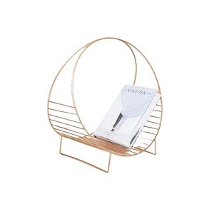 Fresh Trending Metal <b>Wire</b> Magazine Newspaper Rack File Organizer Holder Stand for Office Living Room Customized Size <b>Colour</b> - Product Image 4