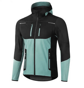 Venta al por mayor de ropa deportiva informal para hombres bolsillos con cremallera entrenamiento Running Tops Stand Collar Gym Fitness Jacket - Product Image 5