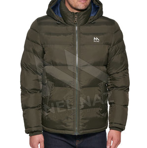 Chaqueta Acolchada Impermeable con Capucha, Diseño Nuevo 2023, Venta al Por Mayor, Alta Calidad, Relleno 100% Poliéster, Unisex, Moda Invernal, Estilo Urbano - Product Image 1