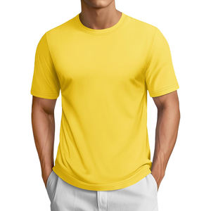 Camiseta unisex de algodón 100% de peso pesado Camiseta en blanco de color sólido para imprimir ropa de calle de gran tamaño, logotipo personalizado disponible - Product Image 1