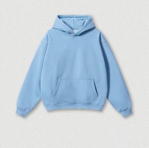 เสื้อฮู้ดผู้ชายแบบมีสายรัดไหล่ทรงโอเวอร์ไซส์ไม่มีสายหนังน้ำหนักมาก - Product Image 5