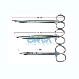 Tijeras médicas Portaagujas quirúrgicos de carburo de tungsteno de 270mm con paso de dentado Tijeras quirúrgicas básicas Instrumentos - Product Image 4