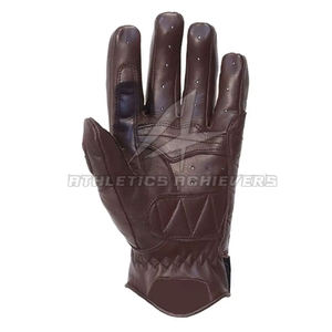 Gants de moto en cuir à vendre Nouveau style de gants de moto pour hommes Concevez vos propres gants de moto - Product Image 4