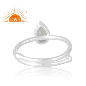 Latest Selling 925 Sterling Silver Natural Rose <b>Quartz</b> Gemstone <b>Ring</b> Custom Jewelry For Women Gift For Her - Product Image 2