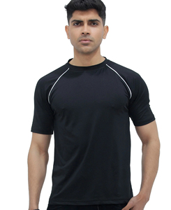 T-shirts de compression slim fit pour hommes, respirants, manches courtes, en spandex/polyester, pour le fitness et l'entraînement - Product Image 1