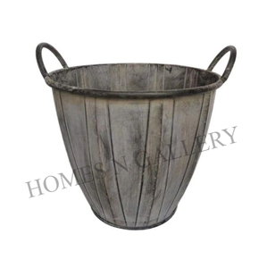 Top Selling Rustic Vintage <b>Large</b> Metal Iron Garden Decorations Old Fashioned Design <b>Plant</b> Pots for Home Low Price in India - Product Image 4